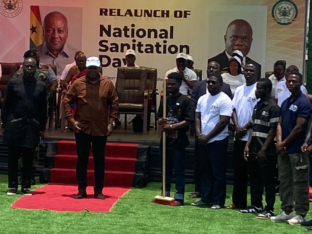 President Relaunches National Sanitation Day