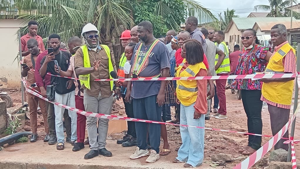      Pregnant Woman Killed as Uncompleted Building Collapses at Adentan New Site